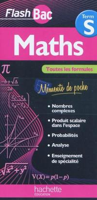 Maths terminale S : toutes les formules