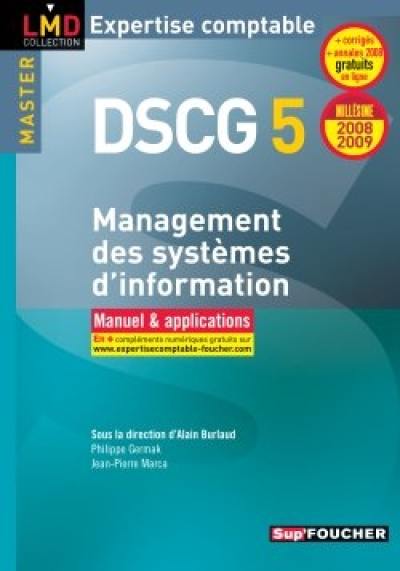 DSCG 5 management des systèmes d'information master : manuel & applications 2008-2009