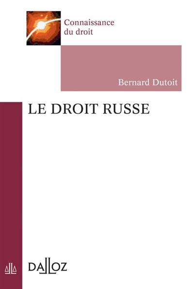 Le droit russe