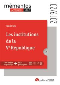 Les institutions de la Ve République : 2019-20