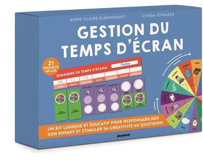 Gestion du temps d'écran : kit ludique et éducatif pour responsabiliser son enfant et stimuler sa créativité