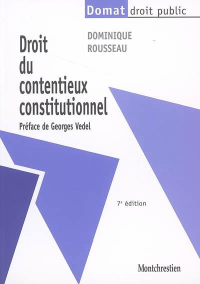 Droit du contentieux constitutionnel