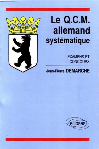 Le QCM allemand systématique : examens et concours