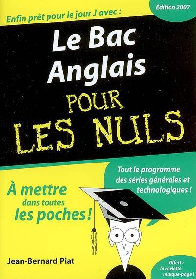 Le bac anglais pour les nuls