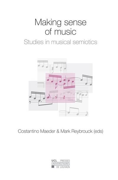 Making sense of music : studies in musical semiotics