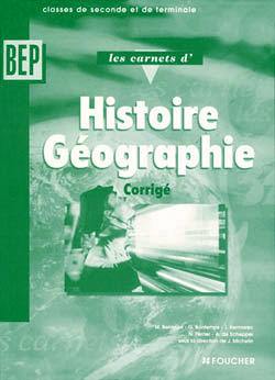 Histoire géographie BEP : corrigé