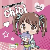 Personnages chibi : livre de coloriage