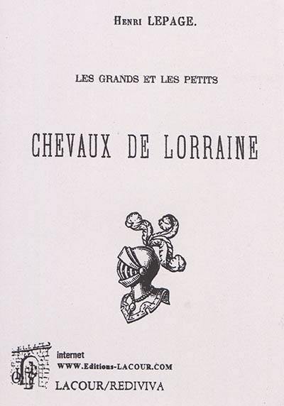 Les grands et les petits chevaux de Lorraine