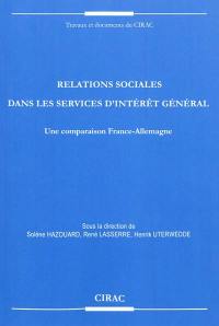 Relations sociales dans les services d'intérêt général : une comparaison France-Allemagne