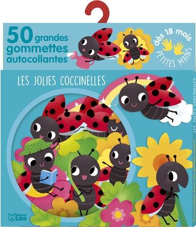 Les jolies coccinelles : 50 grandes gommettes autocollantes