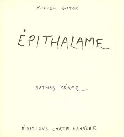 Epithalame