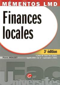 Finances locales