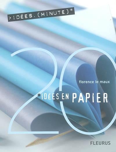 20 idées en papier