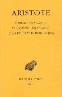 Marche des animaux. Mouvements des animaux. Index des traités biologiques