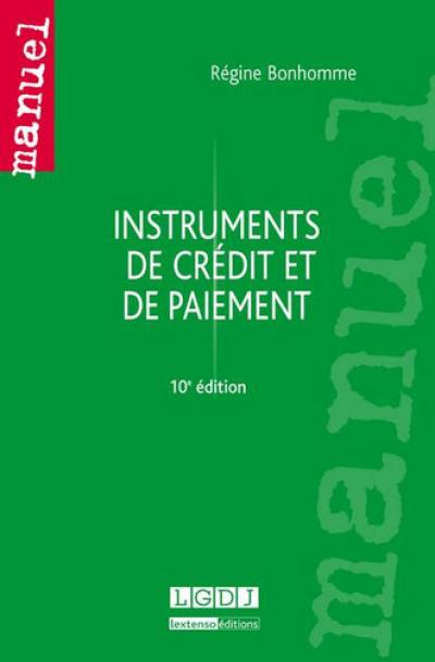 Instruments de crédit et de paiement