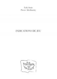 Indications de jeu