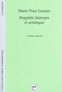 Propriété littéraire et artistique