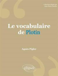 Le vocabulaire de Plotin