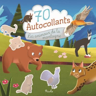 Les animaux de la montagne : 70 autocollants