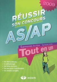 Réussir son concours AS-AP 2009 : tout-en-un