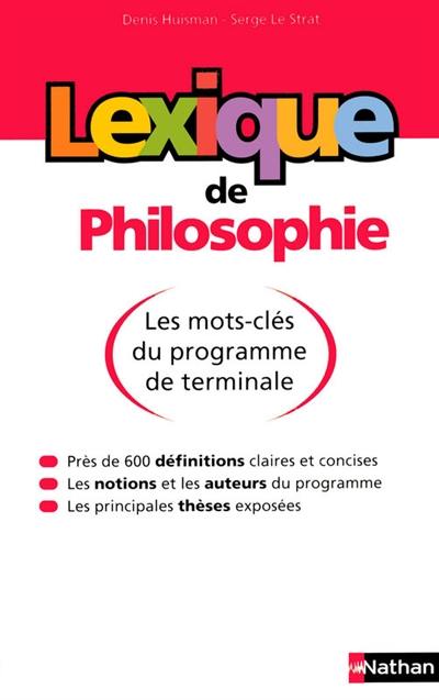 Lexique de philosophie