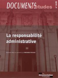 La responsabilité administrative