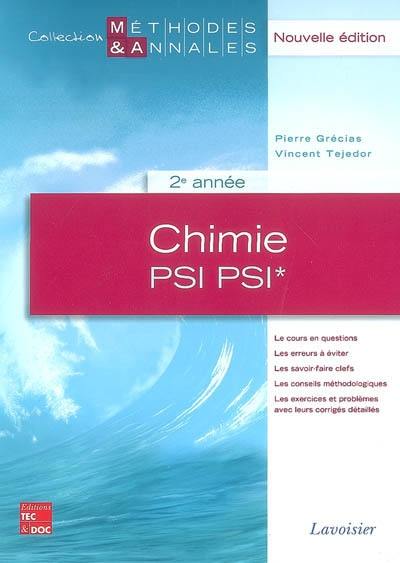 Chimie 2e année PSI PSI*