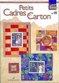 Petits cadres en carton