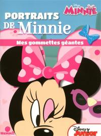 Portraits de Minnie : mes gommettes géantes