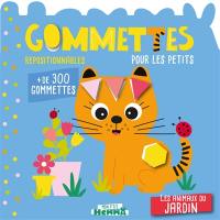 Les animaux du jardin : gommettes repositionnables pour les petits