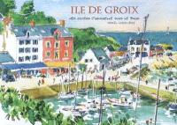 Ile de Groix : mes cahiers d'aquarelles sous le bras