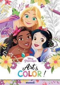 Disney princesses : art & color !