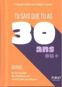 Tu sais que tu as 30 ans ou + quand... : tu te coupes les cheveux car c'est plus pratique