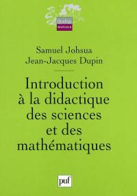 Introduction à la didactique des sciences et des mathématiques