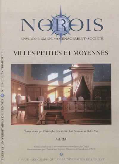 Norois, n° n°223. Villes petites et moyennes