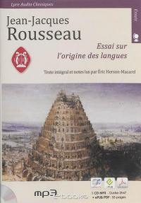 Essai sur l'origine des langues