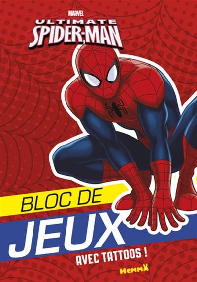 Marvel ultimate Spider-Man : bloc de jeux avec tattoos