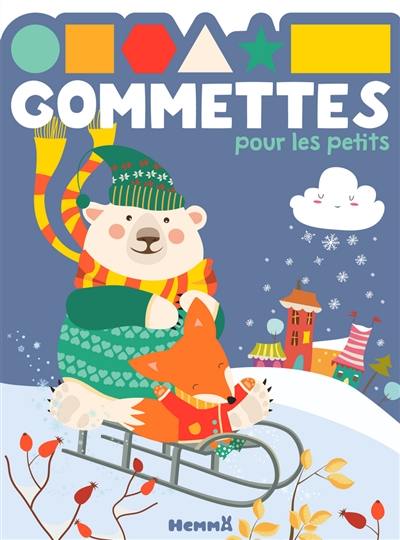 Gommettes pour les petits : ours blanc et renard