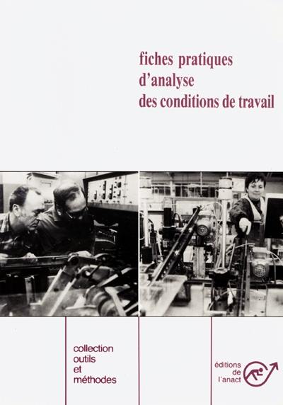 Fiches pratiques d'analyse des conditions de travail