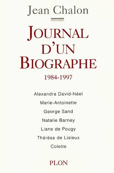 Journal d'un biographe