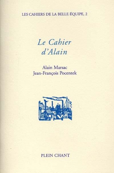 Le cahier d'Alain