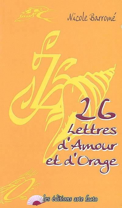 26 lettres d'amour et d'orage