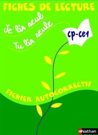 Je lis seul, tu lis seule CP-CE1 : fichier autocorrectif