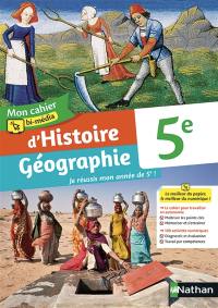 Mon cahier bi-média d'histoire géographie 5e