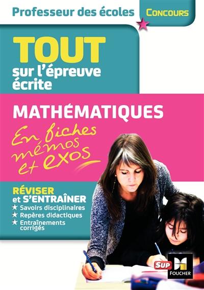 Tout sur l'épreuve écrite : professeur des écoles