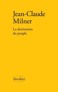 La destitution du peuple