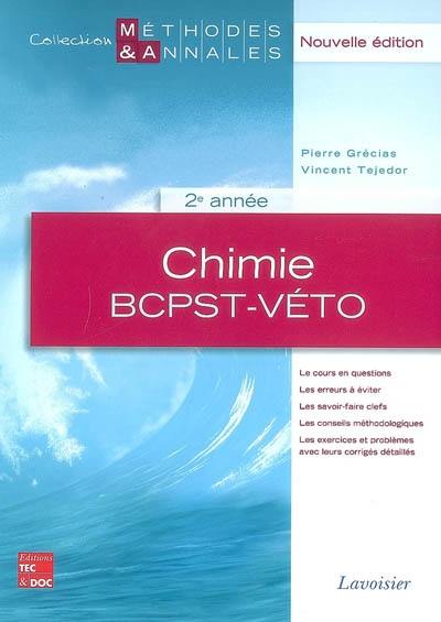 Chimie 2e année BCPST-Véto