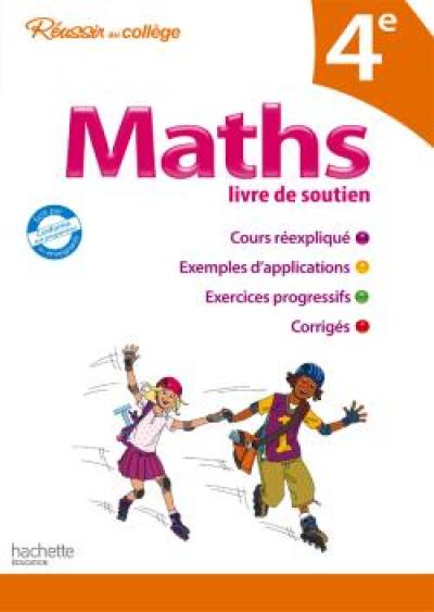 Maths 4e : livre de soutien