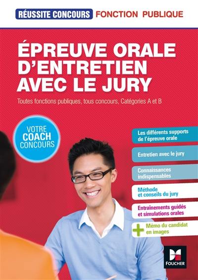 Epreuve orale d'entretien avec le jury : toutes fonctions publiques, tous concours, catégories A et B