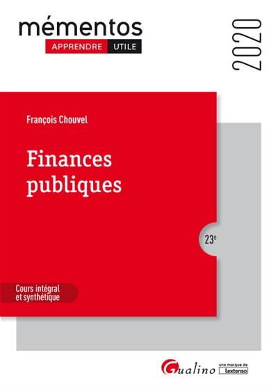 Finances publiques 2020